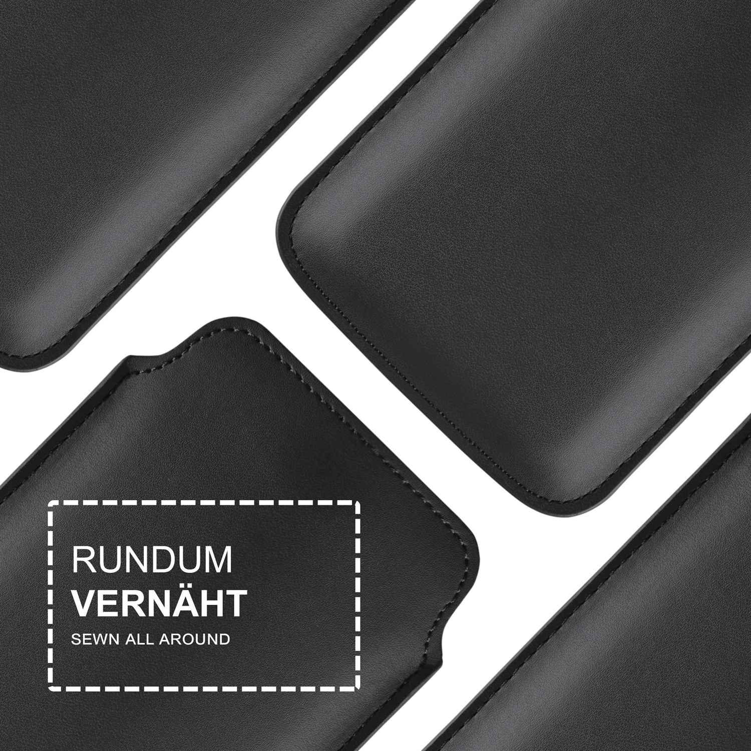 moex Pull Case OnePlus 5 Einsteckhülle Leder Optik – Weiteres Produktbild 2