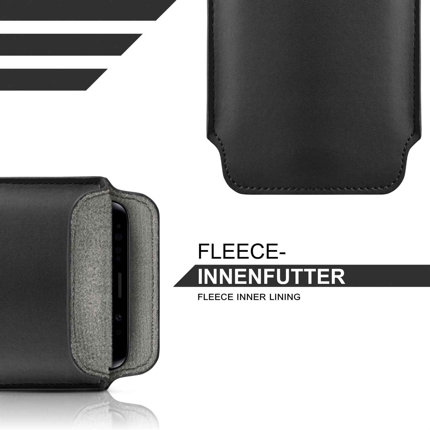moex Pull Case Samsung Galaxy Grand Prime Einsteckhülle Leder Optik – Weiteres Produktbild 1