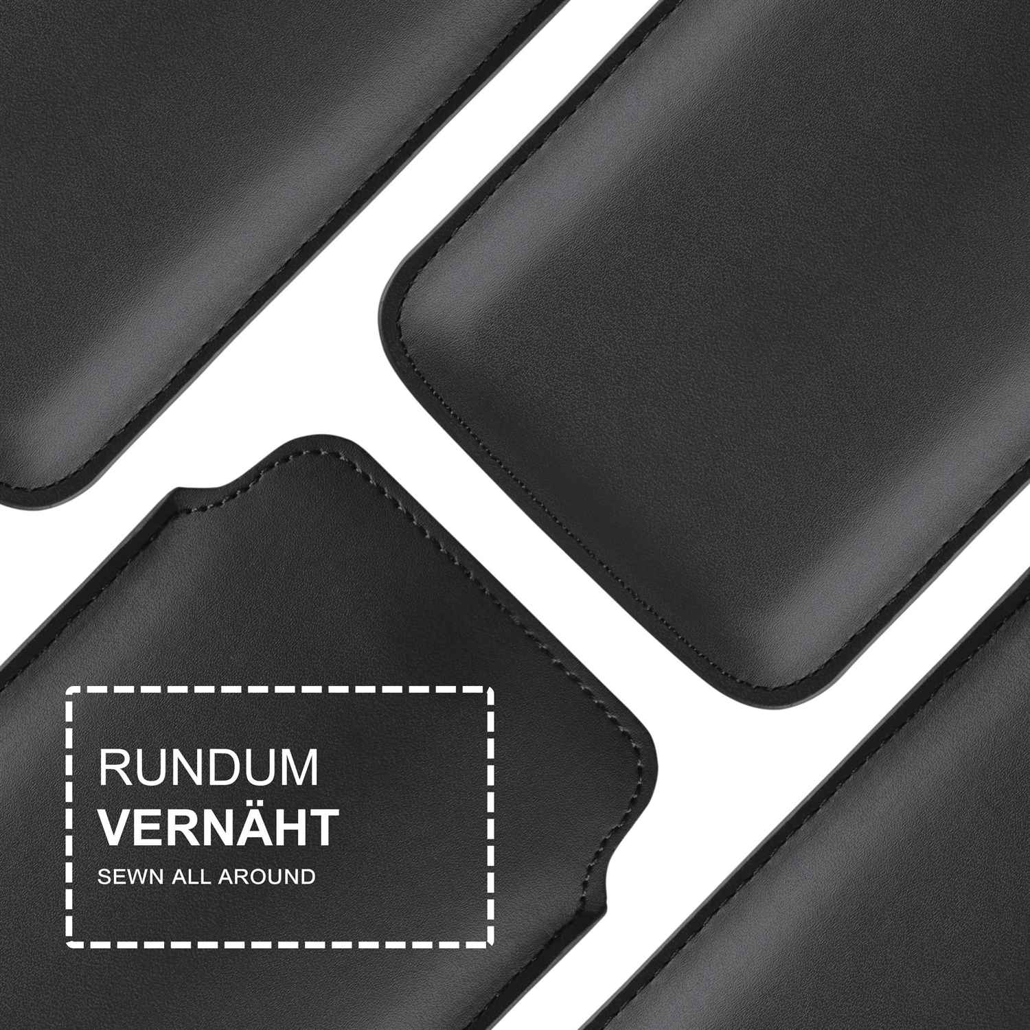 moex Pull Case Samsung Galaxy Grand Prime Einsteckhülle Leder Optik – Weiteres Produktbild 2