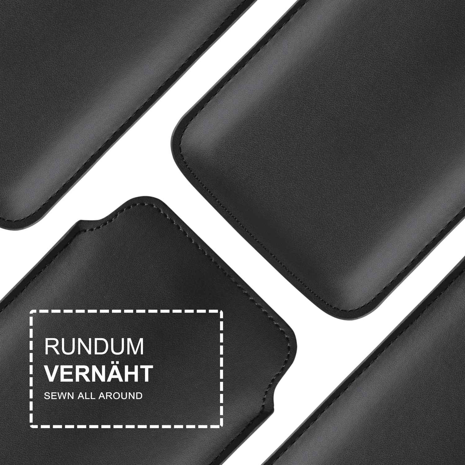 moex Pull Case Samsung Galaxy Note 5 Einsteckhülle Leder Optik – Weiteres Produktbild 2