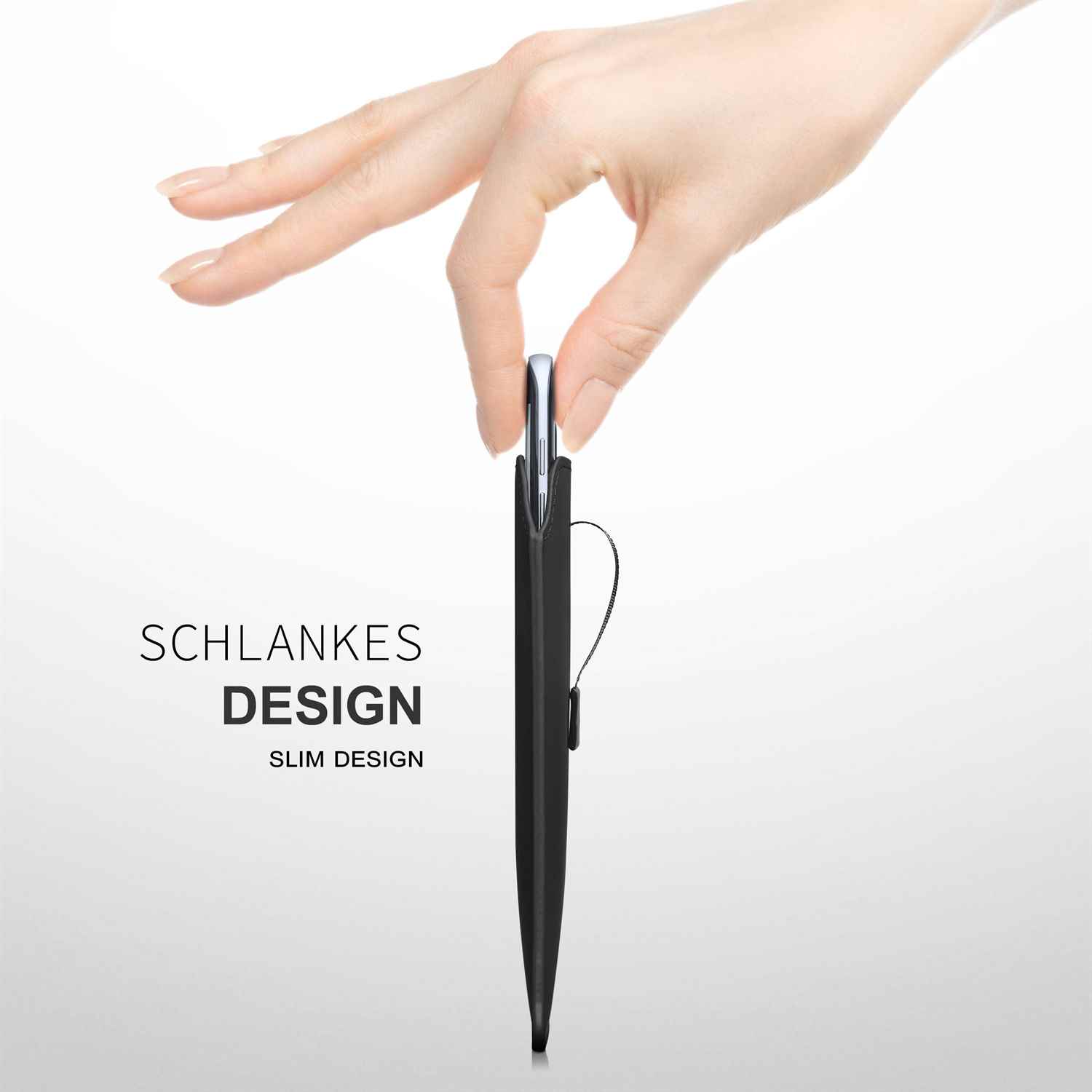 moex Pull Case Samsung Galaxy Note 5 Einsteckhülle Leder Optik – Weiteres Produktbild 4