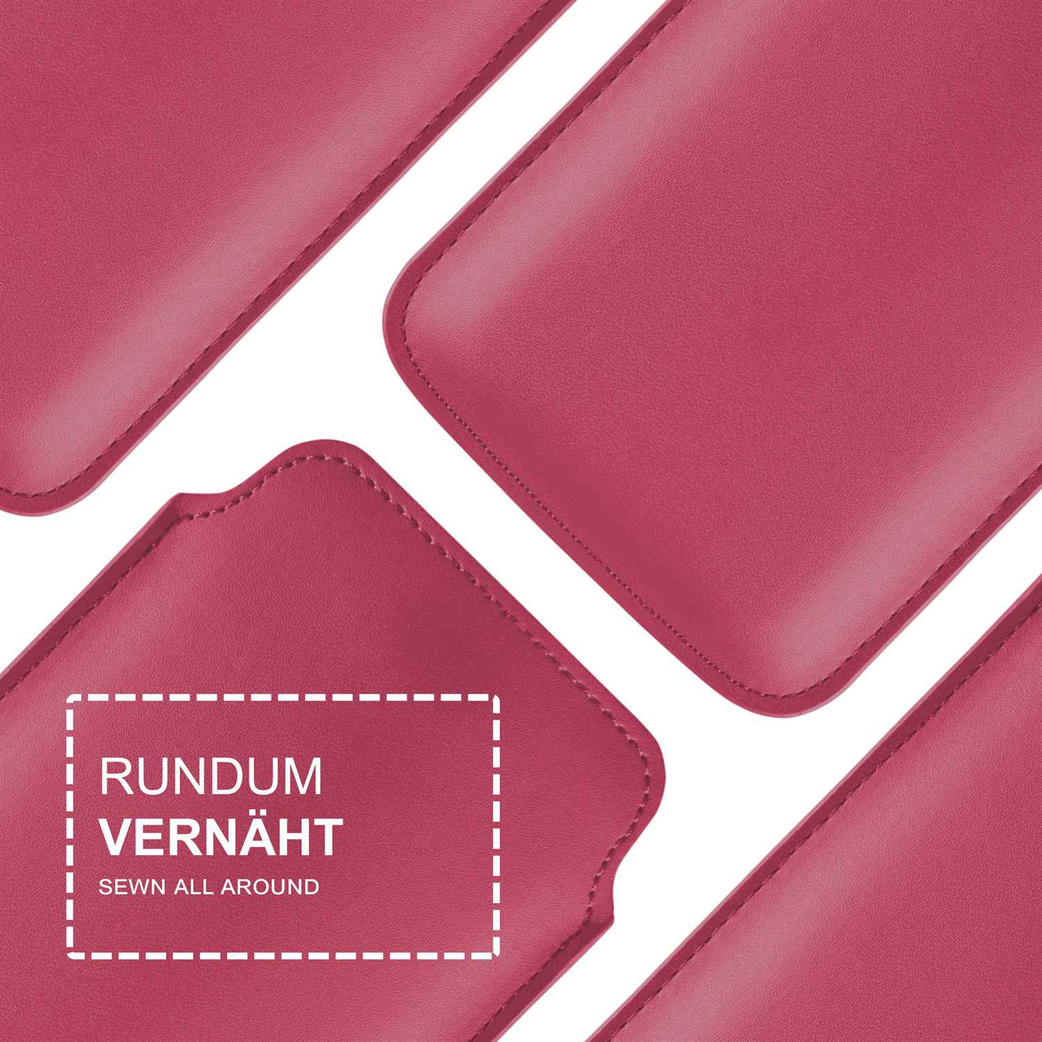 moex Pull Case Samsung Galaxy S10 Einsteckhülle Leder Optik – Weiteres Produktbild 2