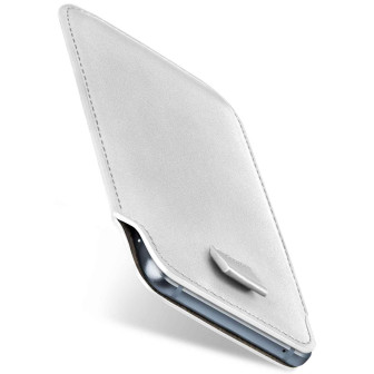 moex Pull Case Sony Xperia 10 V Einsteckhülle Leder Optik – Shiny-White moex Pull Case Sony Xperia 10 V Einsteckhülle Leder Optik – Shiny-White