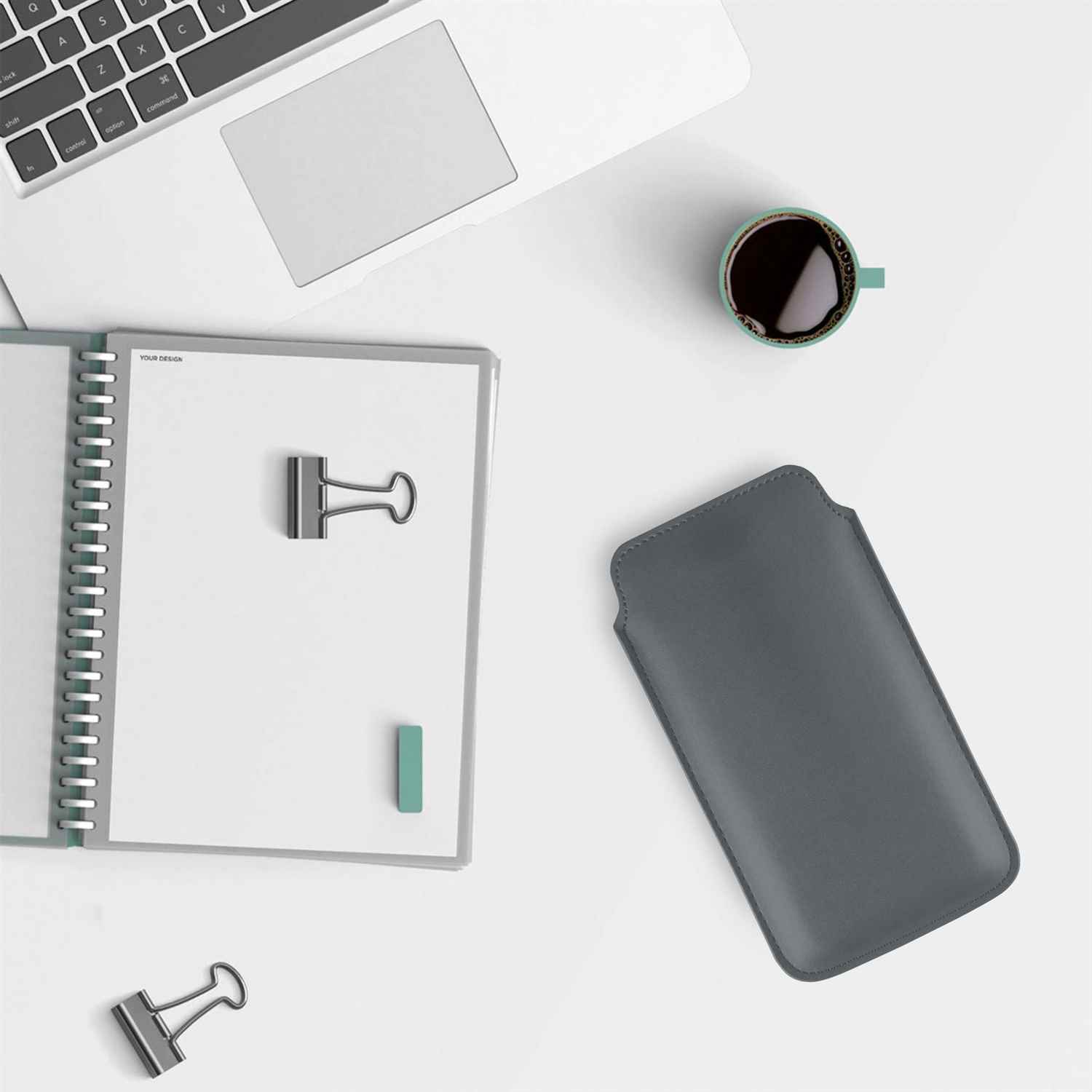 moex Pull Case Xiaomi Mi A3 Einsteckhülle Leder Optik – Weiteres Produktbild 5