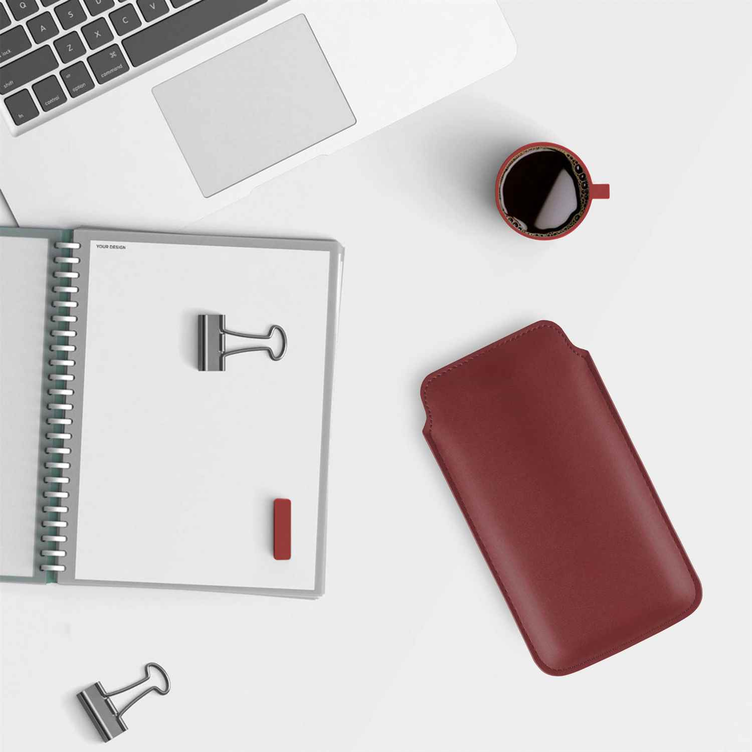 moex Pull Case Xiaomi Mi A3 Einsteckhülle Leder Optik – Weiteres Produktbild 5