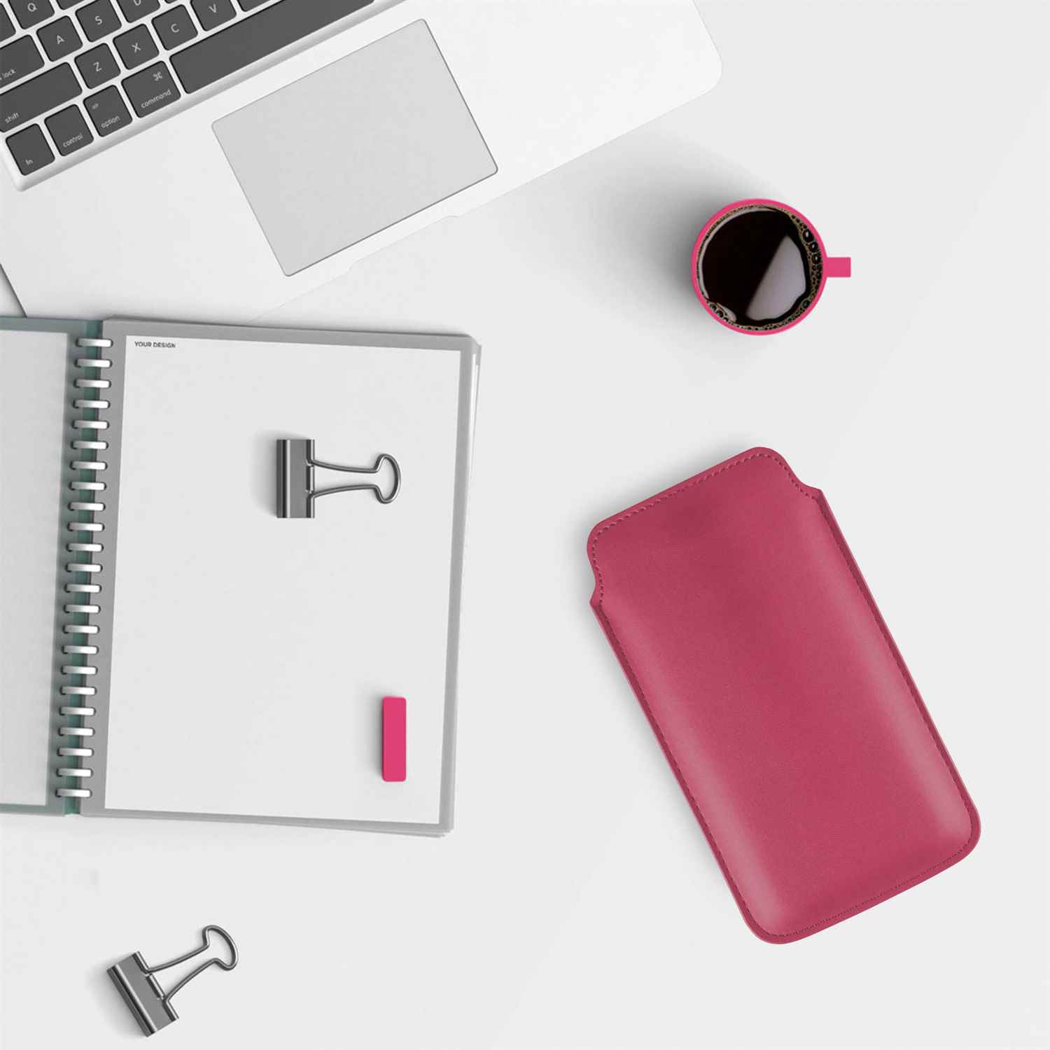 moex Pull Case Xiaomi Mi Note 10 Einsteckhülle Leder Optik – Weiteres Produktbild 5