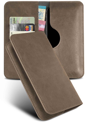 moex moex Purse Case iPhone 15 Handytasche mit Geldbörse – Oliv