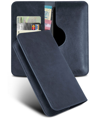 moex moex Purse Case Honor X8a Handytasche mit Geldbörse – Dunkelblau