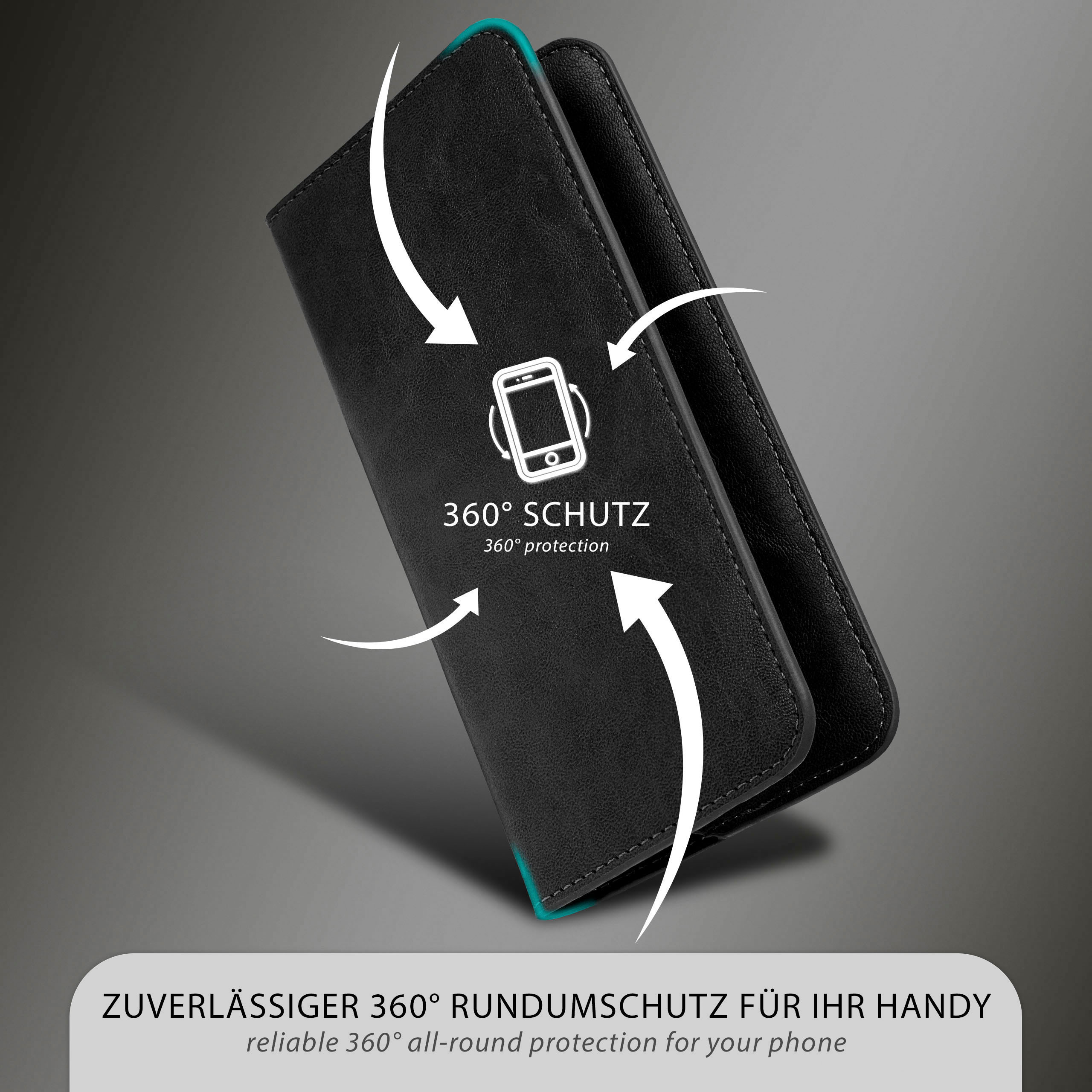 moex Purse Case Honor X8a Handytasche mit Geldbörse – Weiteres Produktbild 2