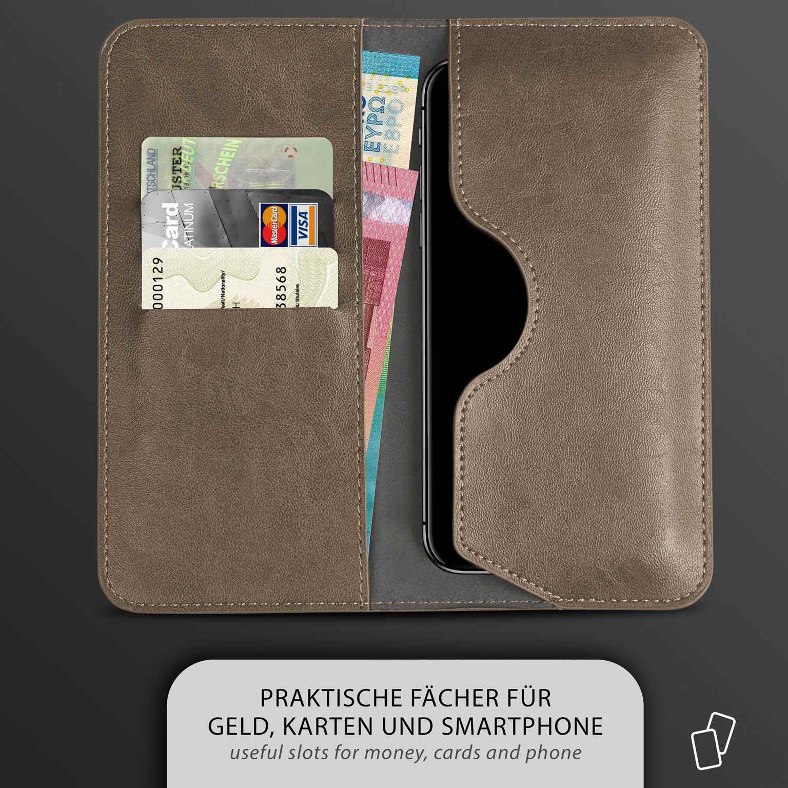 moex Purse Case Huawei Pura 70 Ultra Handytasche mit Geldbörse – Weiteres Produktbild 1