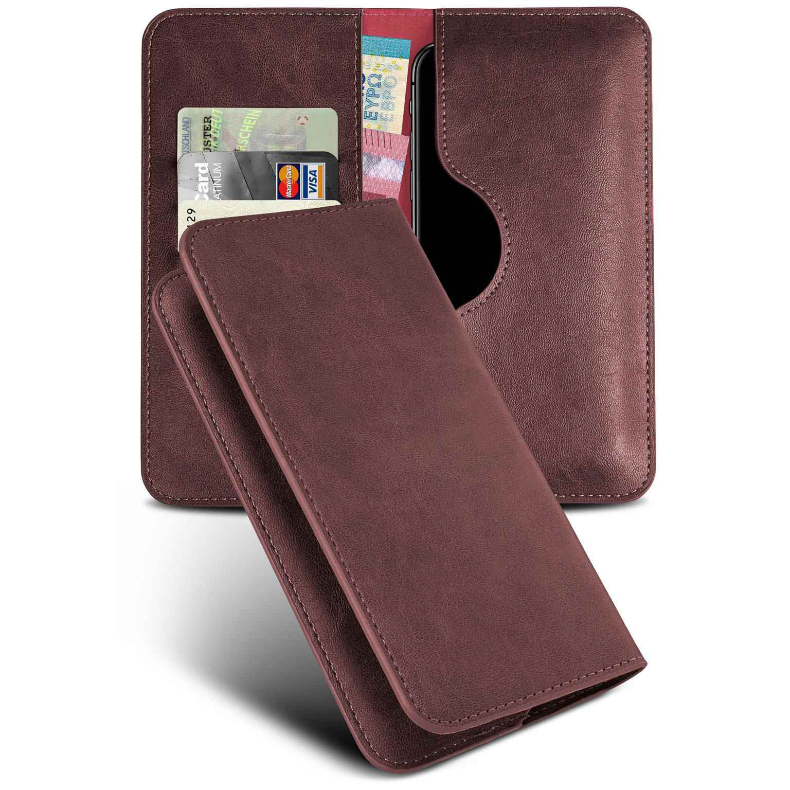 moex Purse Case Motorola Moto E14 Handytasche mit Geldbörse – Weiteres Produktbild 1