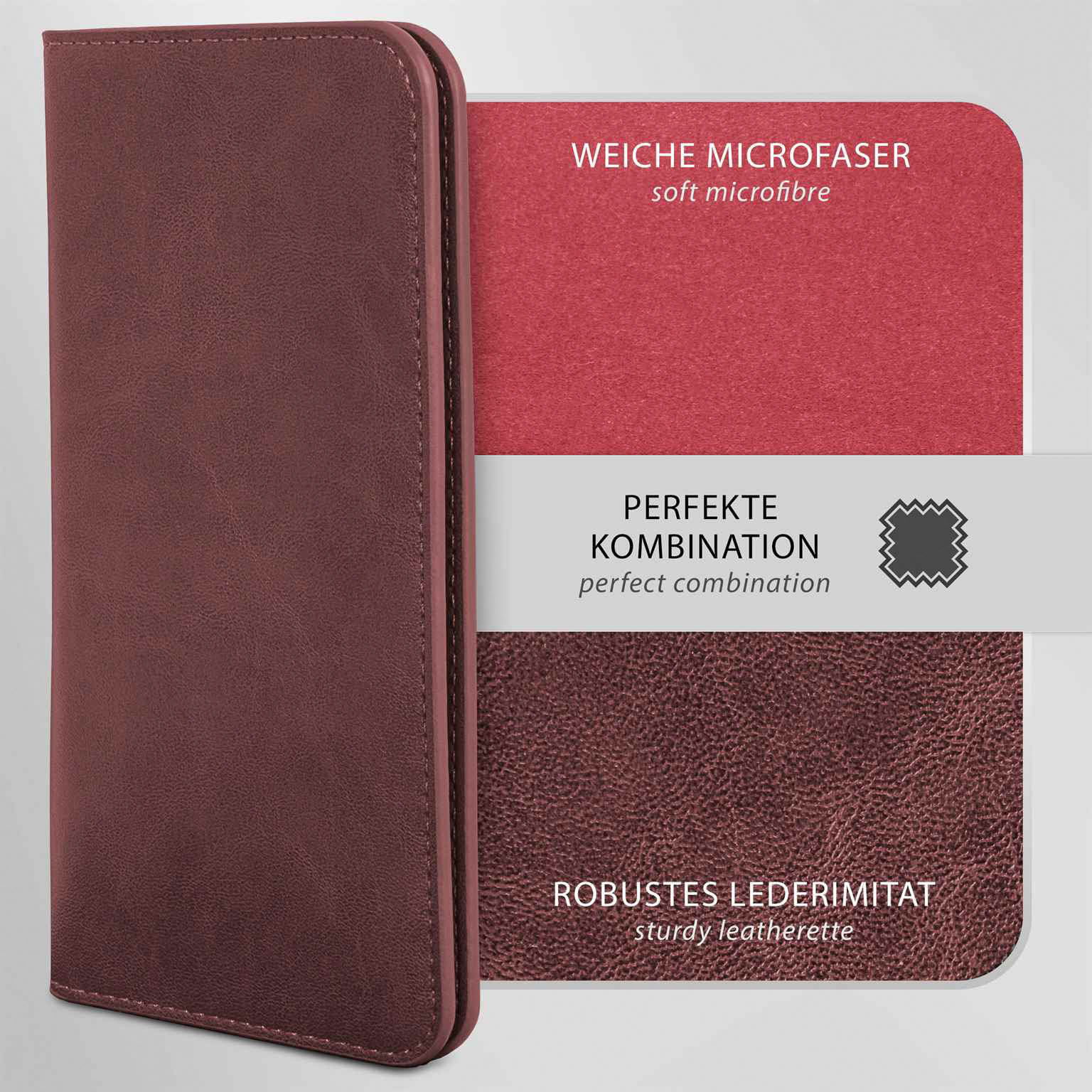 moex Purse Case Motorola Moto G23 Handytasche mit Geldbörse – Weiteres Produktbild 3