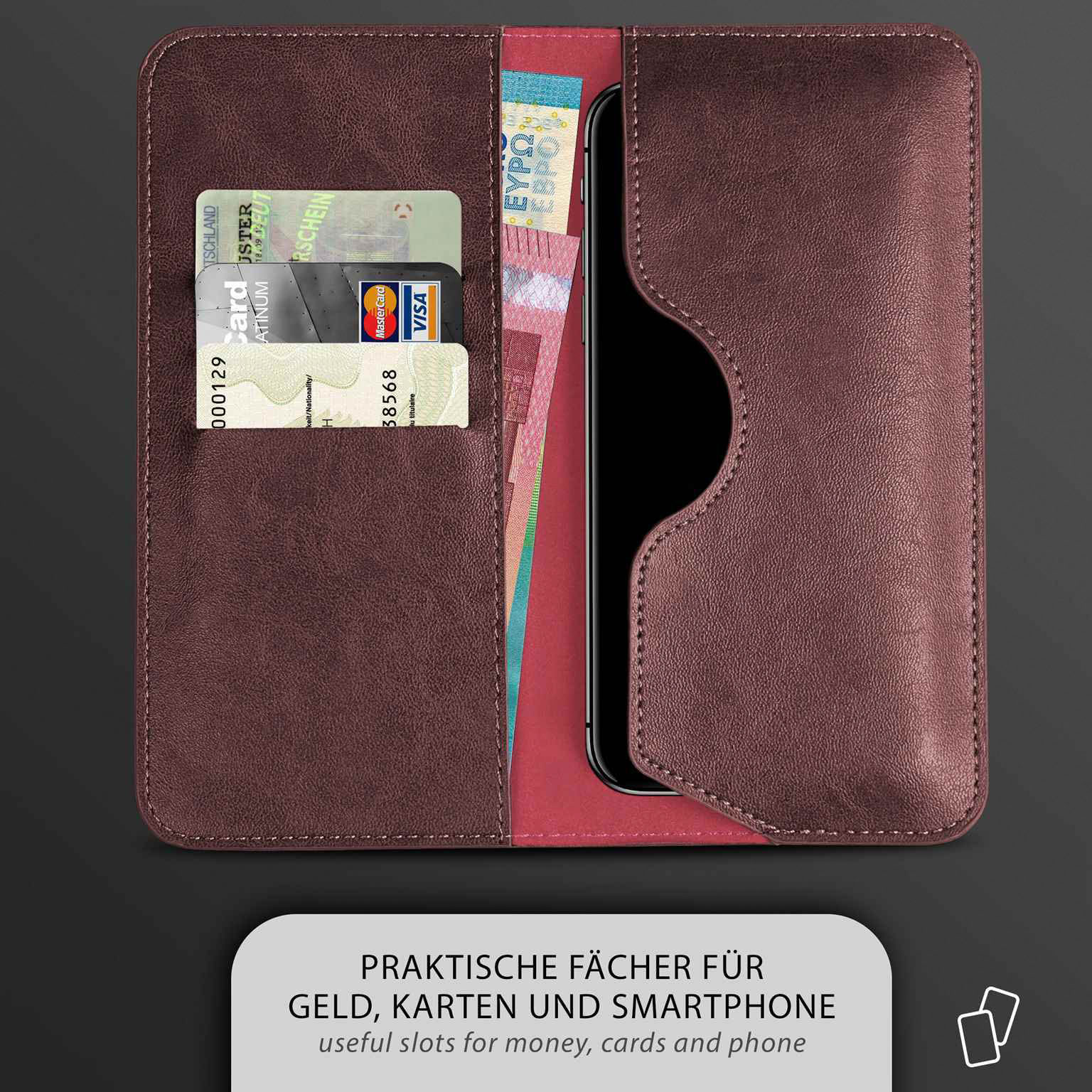 moex Purse Case Nokia G22 Handytasche mit Geldbörse – Weiteres Produktbild 1