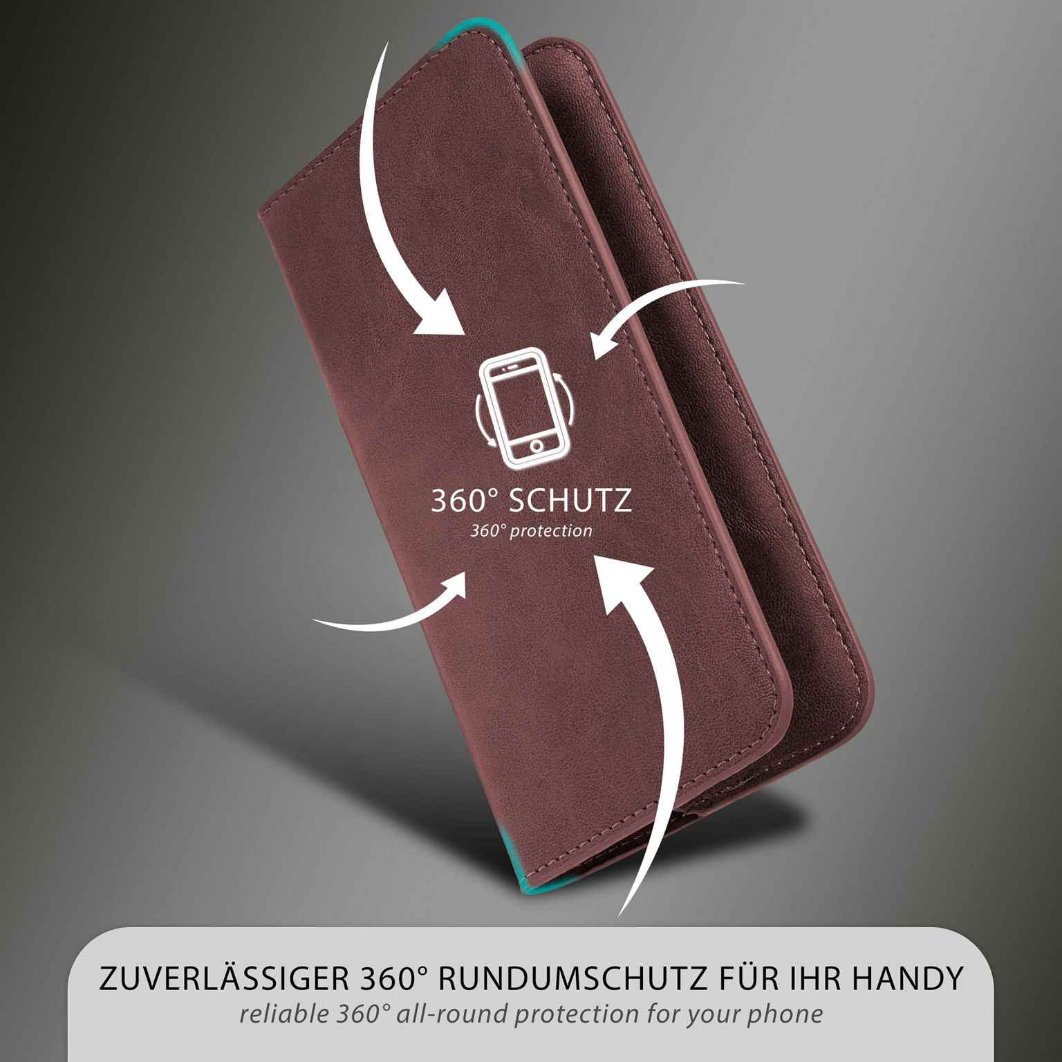 moex Purse Case Nokia G22 Handytasche mit Geldbörse – Weiteres Produktbild 2