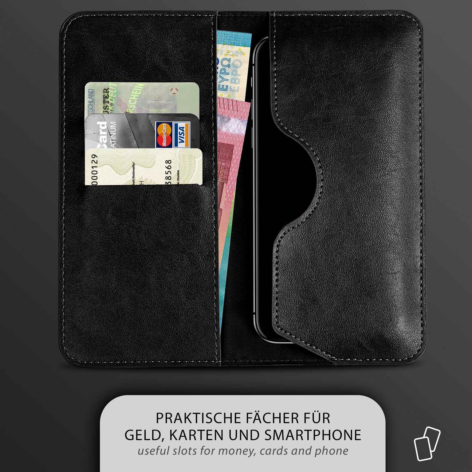 moex Purse Case Realme 12 Pro 5G Handytasche mit Geldbörse – Weiteres Produktbild 1