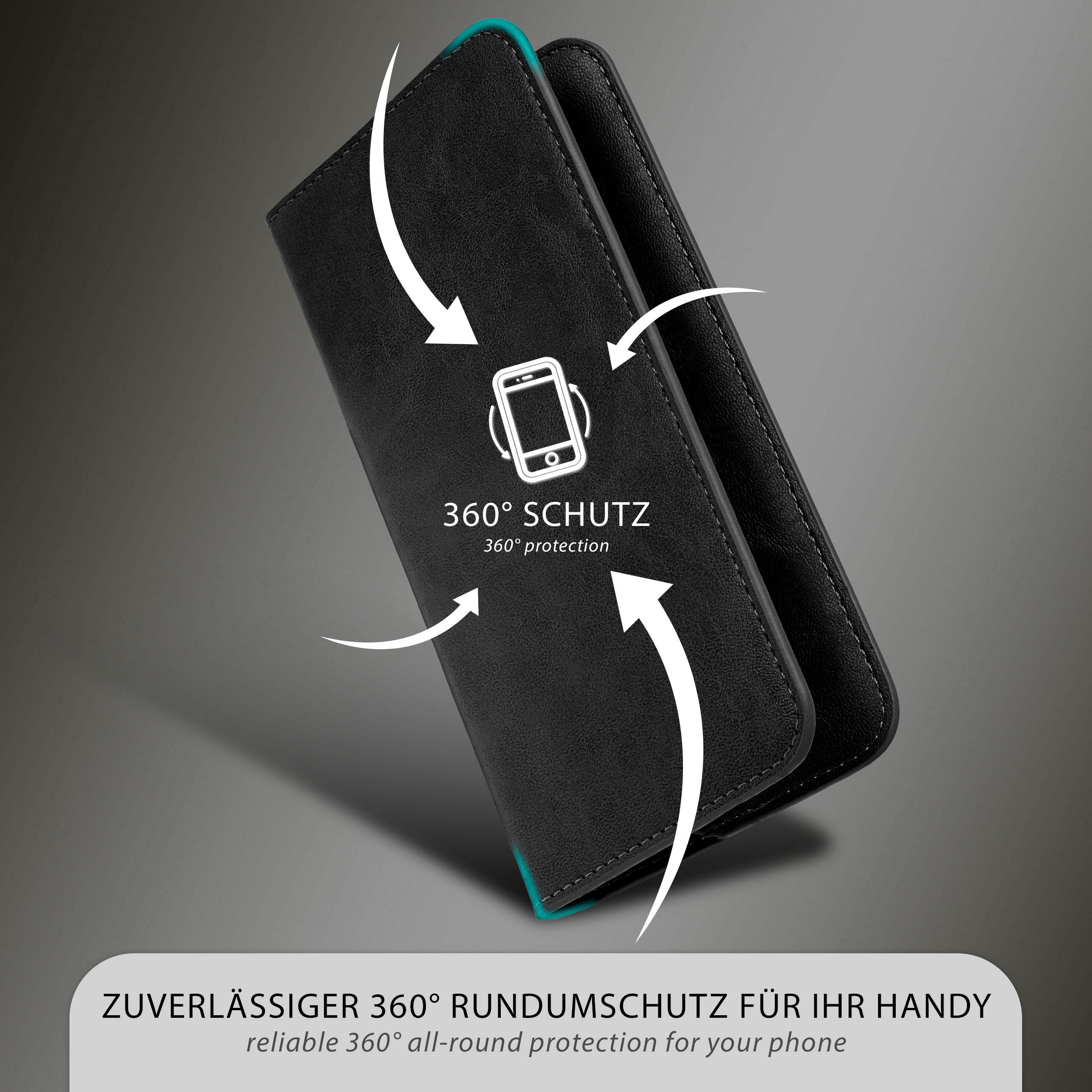 moex Purse Case Ulefone Note 14 Pro Handytasche mit Geldbörse – Weiteres Produktbild 2