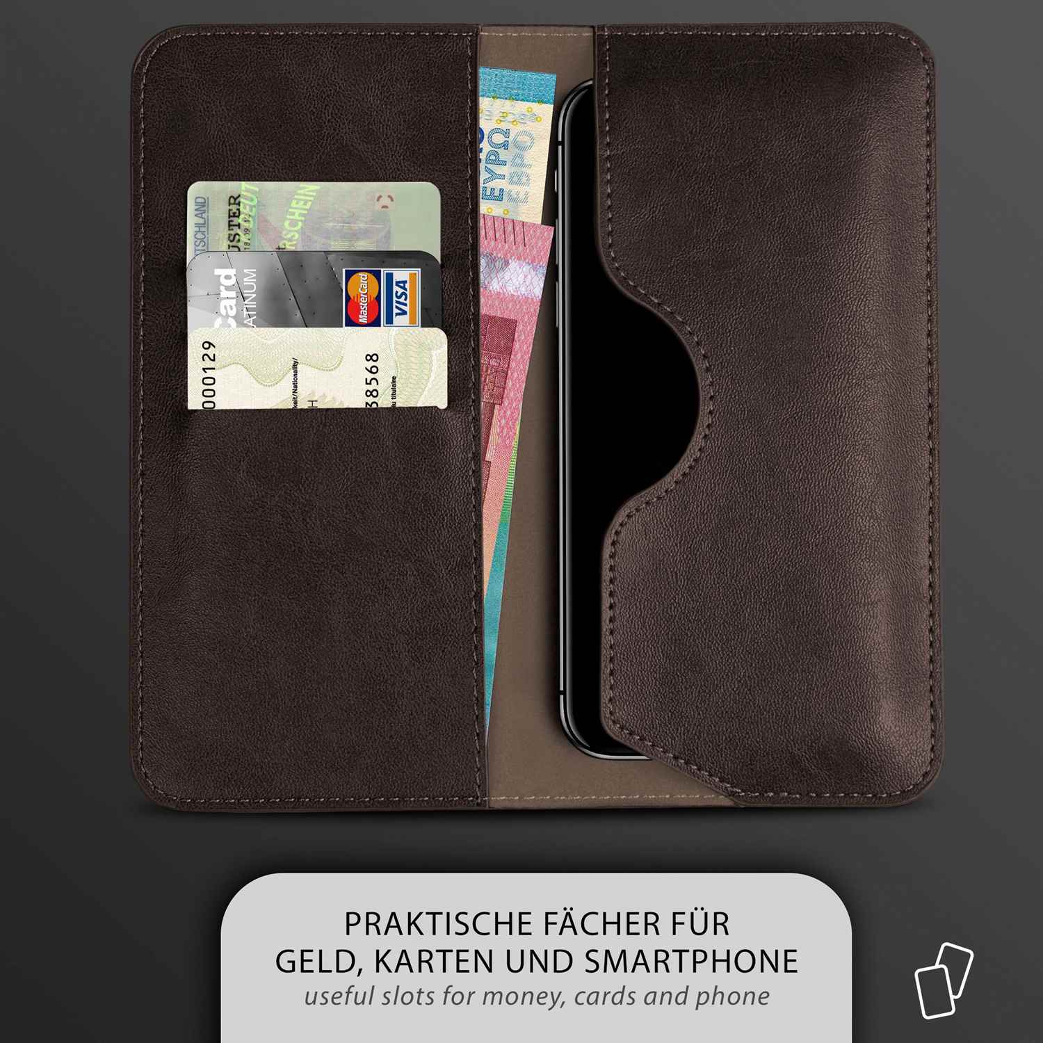 moex Purse Case Xiaomi 12 Pro Handytasche mit Geldbörse – Weiteres Produktbild 1
