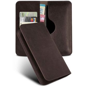 moex Purse Case ZTE Blade A73 (4G) Handytasche mit Geldbörse – Dunkelbraun moex Purse Case ZTE Blade A73 (4G) Handytasche mit Geldbörse – Dunkelbraun