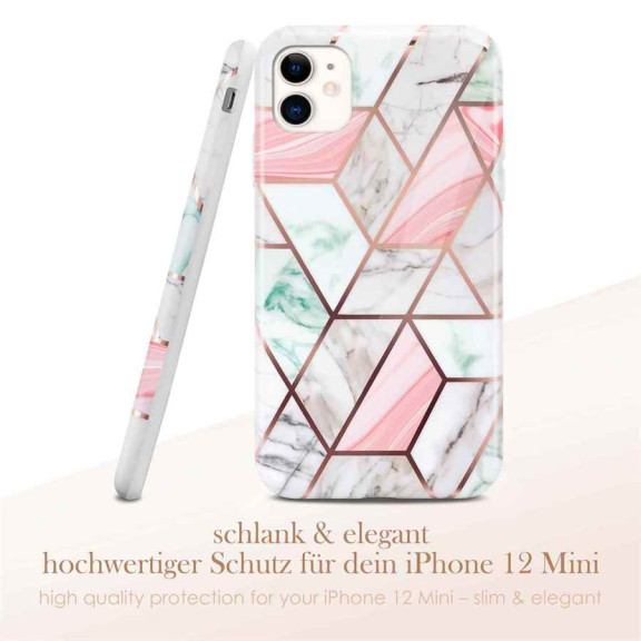 ONEFLOW Sense Case iPhone 12 mini Marmor Optik – Weiteres Produktbild 2