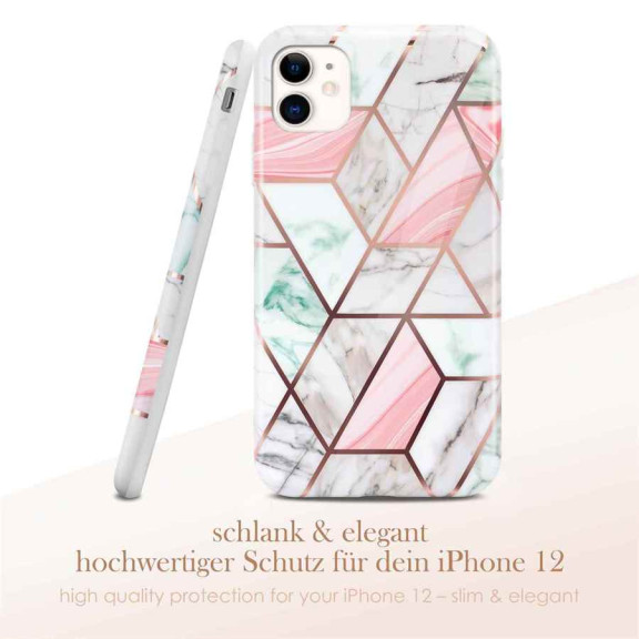ONEFLOW Sense Case iPhone 12 Marmor Optik – Weiteres Produktbild 2