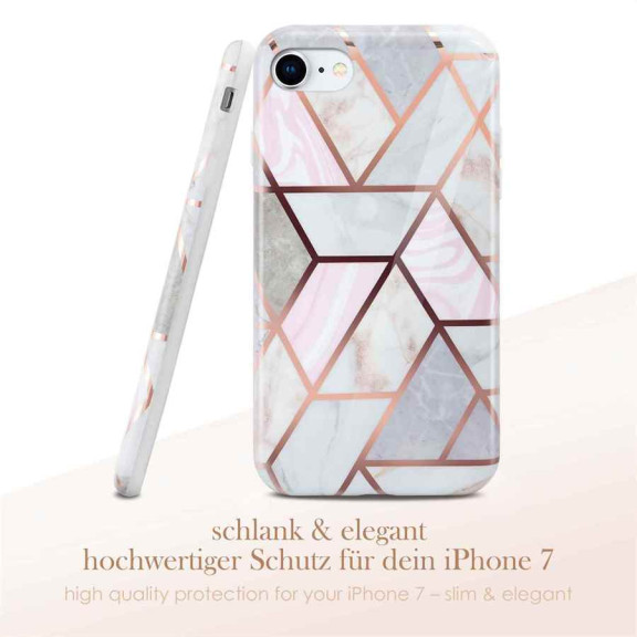 ONEFLOW Sense Case iPhone 7 Marmor Optik – Weiteres Produktbild 2