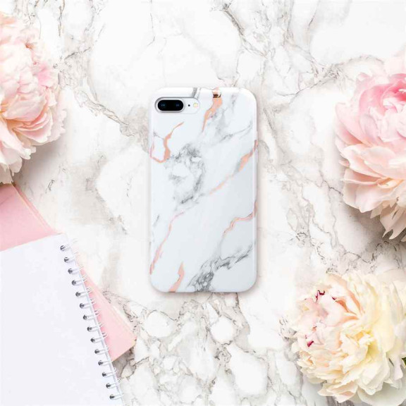 ONEFLOW Sense Case iPhone 8 Plus Marmor Optik – Weiteres Produktbild 6