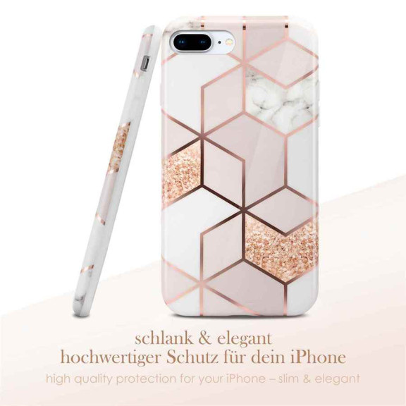 ONEFLOW Sense Case iPhone 8 Plus Marmor Optik – Weiteres Produktbild 2