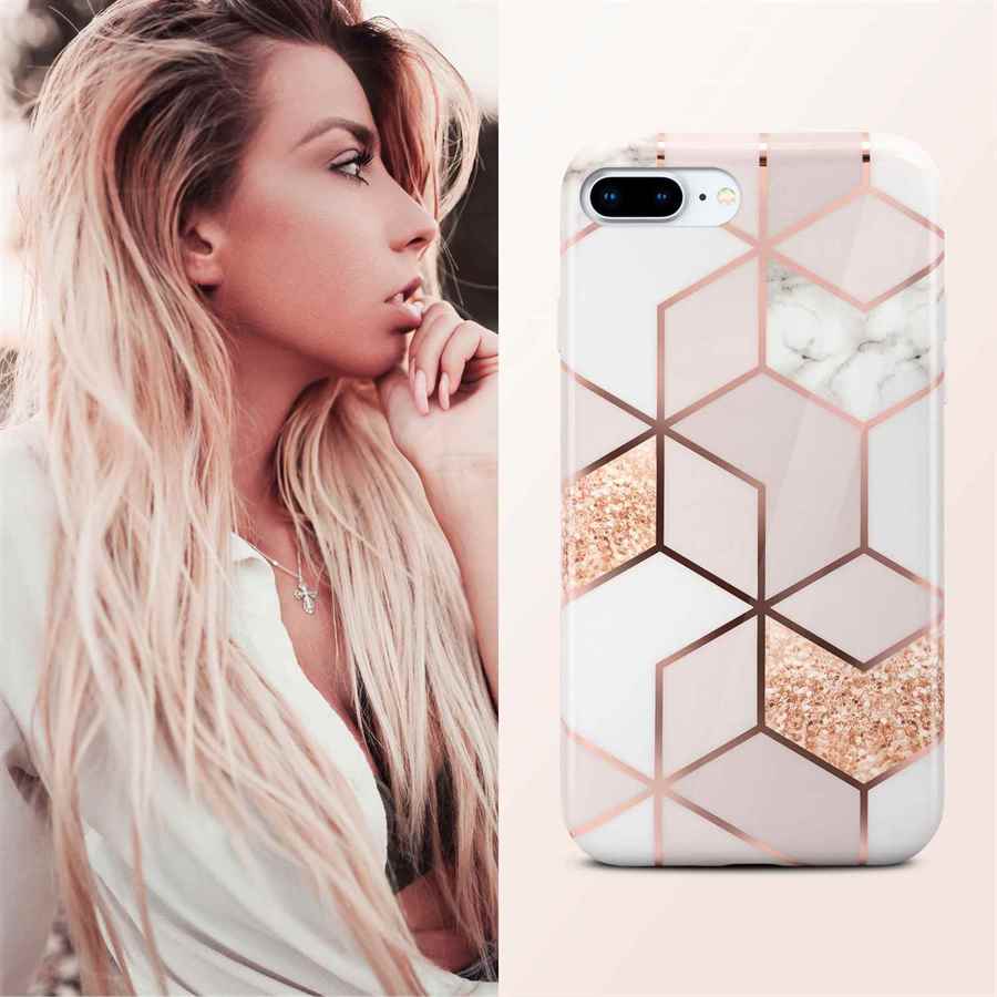 ONEFLOW Sense Case iPhone 8 Plus Marmor Optik – Weiteres Produktbild 4 ONEFLOW Sense Case iPhone 8 Plus Marmor Optik – Weiteres Produktbild 4