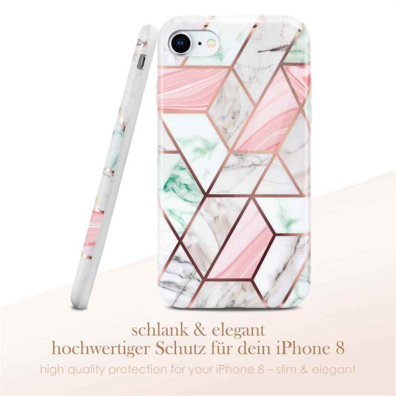 ONEFLOW Sense Case iPhone 8 Marmor Optik – Weiteres Produktbild 2