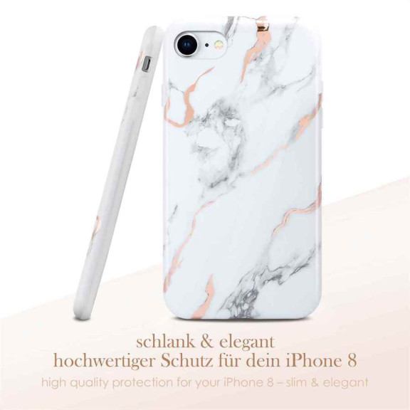 ONEFLOW Sense Case iPhone 8 Marmor Optik – Weiteres Produktbild 2