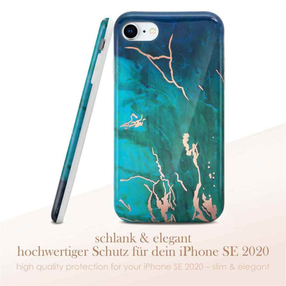 ONEFLOW Sense Case iPhone SE (2020) Marmor Optik – Weiteres Produktbild 2
