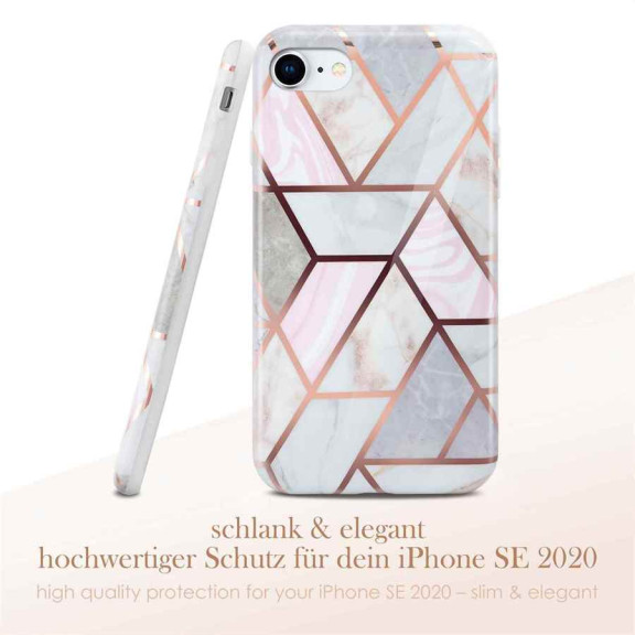 ONEFLOW Sense Case iPhone SE (2020) Marmor Optik – Weiteres Produktbild 2