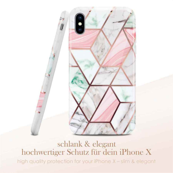 ONEFLOW Sense Case iPhone X Marmor Optik – Weiteres Produktbild 2 ONEFLOW Sense Case iPhone X Marmor Optik – Weiteres Produktbild 2