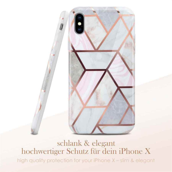ONEFLOW Sense Case iPhone X Marmor Optik – Weiteres Produktbild 2 ONEFLOW Sense Case iPhone X Marmor Optik – Weiteres Produktbild 2