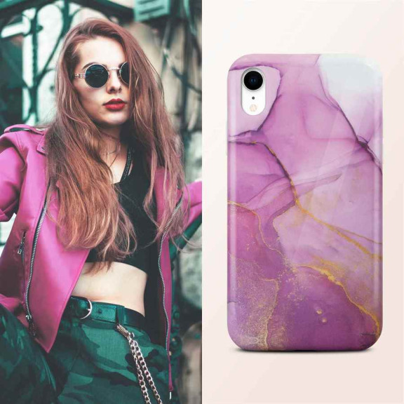 ONEFLOW Sense Case iPhone XR Marmor Optik – Weiteres Produktbild 4 ONEFLOW Sense Case iPhone XR Marmor Optik – Weiteres Produktbild 4