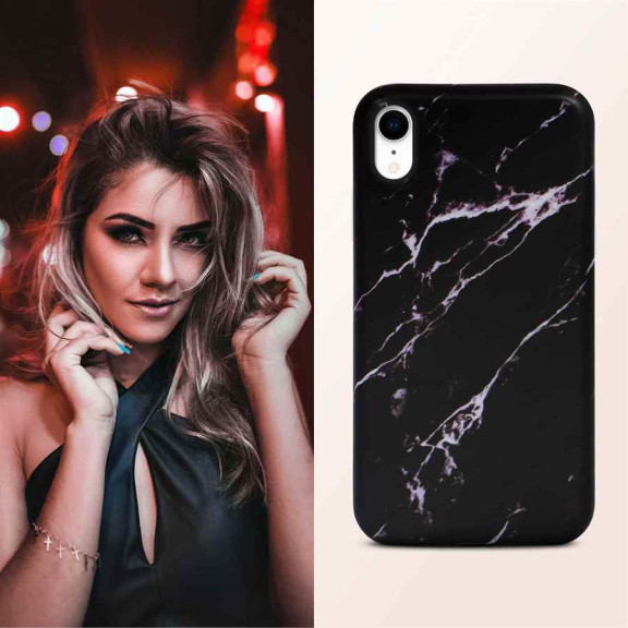 ONEFLOW Sense Case iPhone XR Marmor Optik – Weiteres Produktbild 4 ONEFLOW Sense Case iPhone XR Marmor Optik – Weiteres Produktbild 4