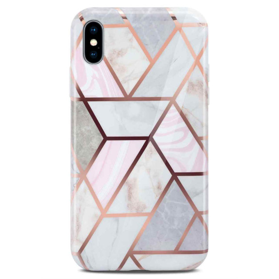 ONEFLOW Sense Case iPhone XS Marmor Optik – Weiteres Produktbild 1