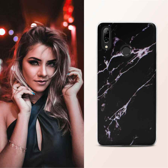 ONEFLOW Sense Case Huawei P smart 2019 Marmor Optik – Weiteres Produktbild 4