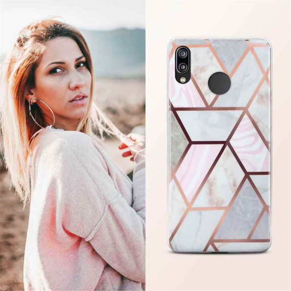 ONEFLOW Sense Case Huawei P20 Lite Marmor Optik – Weiteres Produktbild 4