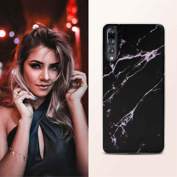 ONEFLOW Sense Case Huawei P20 Pro Marmor Optik – Weiteres Produktbild 4