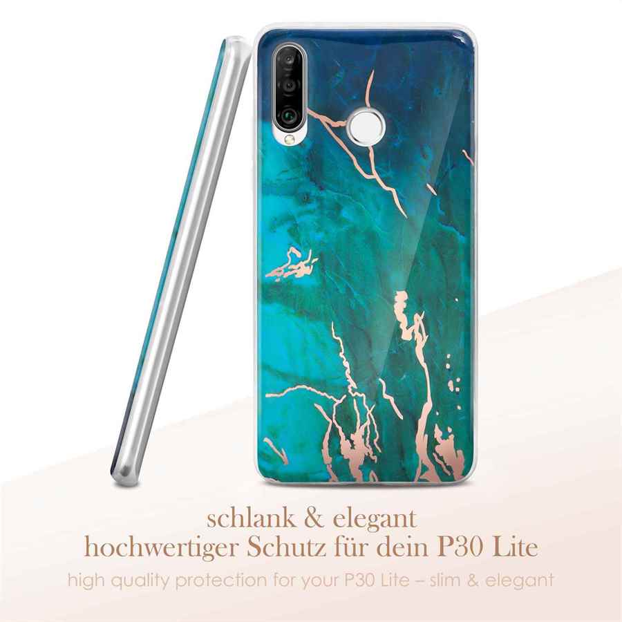 ONEFLOW Sense Case Huawei P30 Lite Marmor Optik – Weiteres Produktbild 2