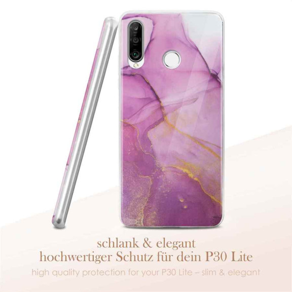 ONEFLOW Sense Case Huawei P30 Lite Marmor Optik – Weiteres Produktbild 2