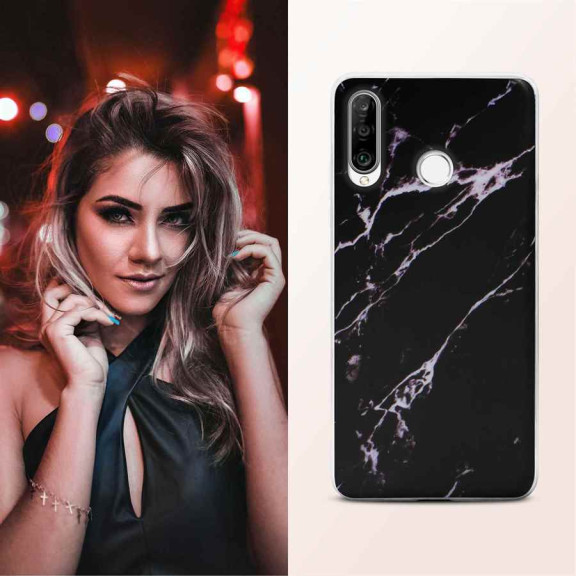 ONEFLOW Sense Case Huawei P30 Lite Marmor Optik – Weiteres Produktbild 4