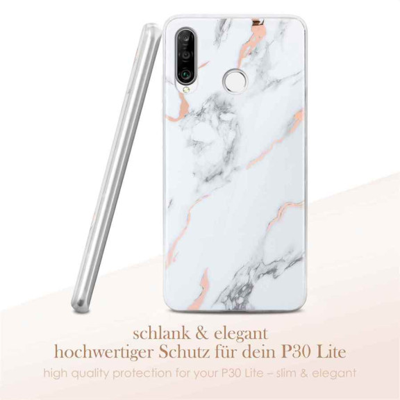 ONEFLOW Sense Case Huawei P30 Lite Marmor Optik – Weiteres Produktbild 2