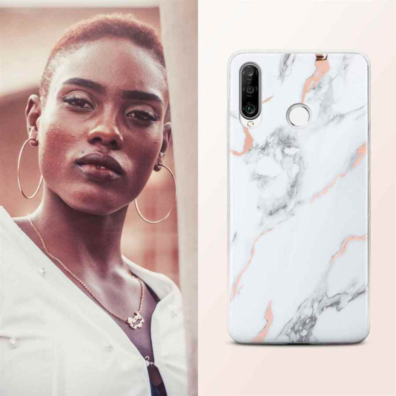 ONEFLOW Sense Case Huawei P30 Lite Marmor Optik – Weiteres Produktbild 4
