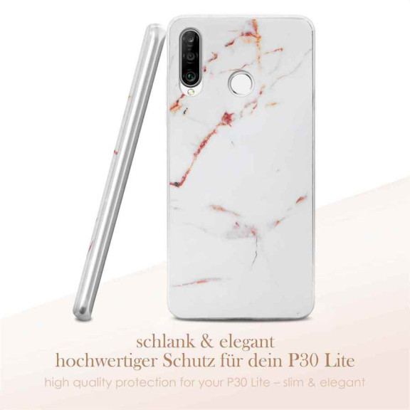 ONEFLOW Sense Case Huawei P30 Lite Marmor Optik – Weiteres Produktbild 2