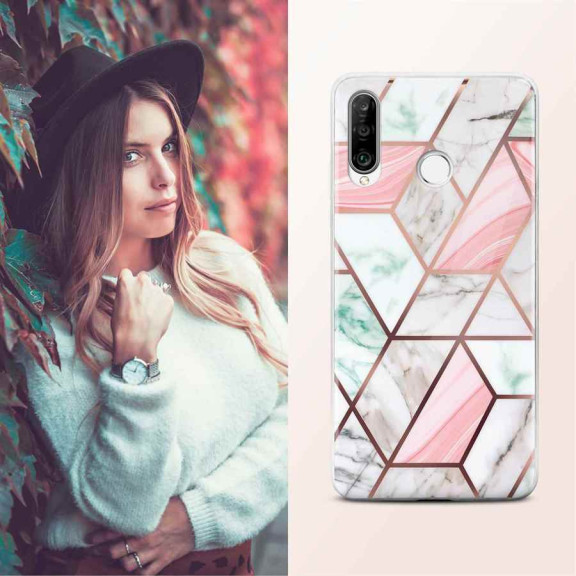 ONEFLOW Sense Case Huawei P30 Lite New Edition Marmor Optik – Weiteres Produktbild 4 ONEFLOW Sense Case Huawei P30 Lite New Edition Marmor Optik – Weiteres Produktbild 4