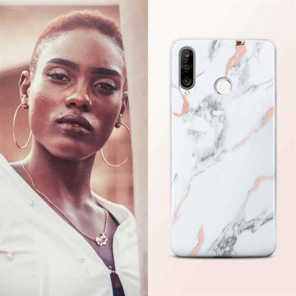 ONEFLOW Sense Case Huawei P30 Lite New Edition Marmor Optik – Weiteres Produktbild 4 ONEFLOW Sense Case Huawei P30 Lite New Edition Marmor Optik – Weiteres Produktbild 4