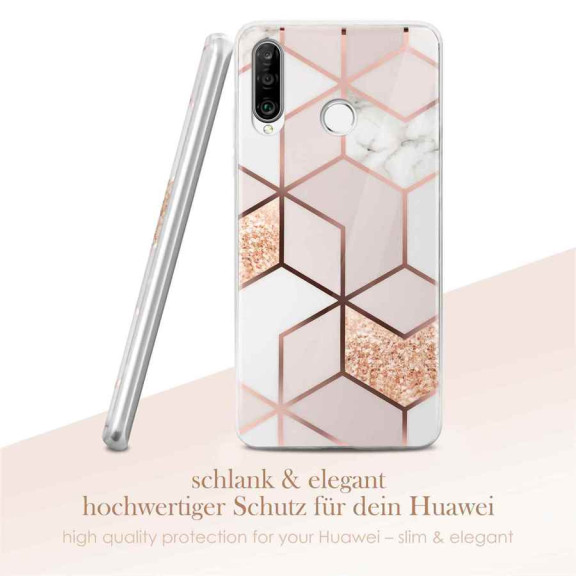ONEFLOW Sense Case Huawei P30 Lite New Edition Marmor Optik – Weiteres Produktbild 2