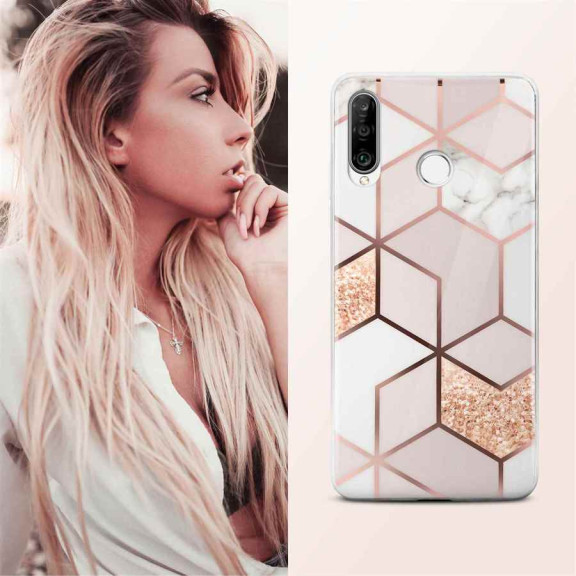 ONEFLOW Sense Case Huawei P30 Lite New Edition Marmor Optik – Weiteres Produktbild 4 ONEFLOW Sense Case Huawei P30 Lite New Edition Marmor Optik – Weiteres Produktbild 4